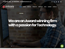 Tablet Screenshot of mitosistech.com